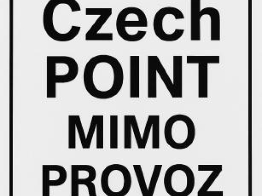 CzechPoint mimo provoz
